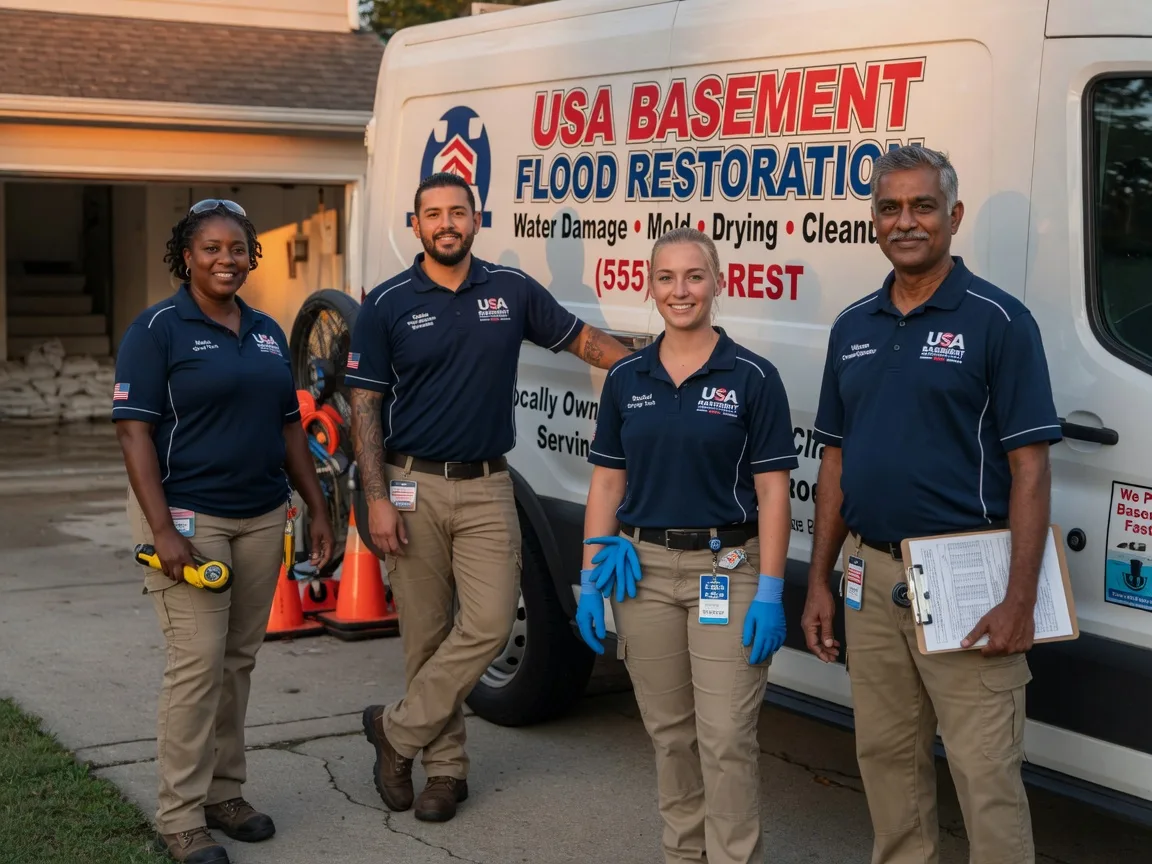 Basement Flood Cleanup company in Levering, MI