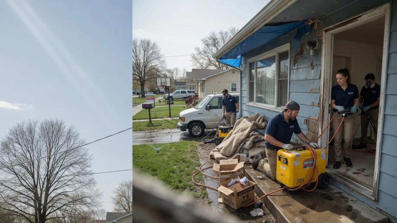 Basement Flood Cleanup in Levering, MI near me